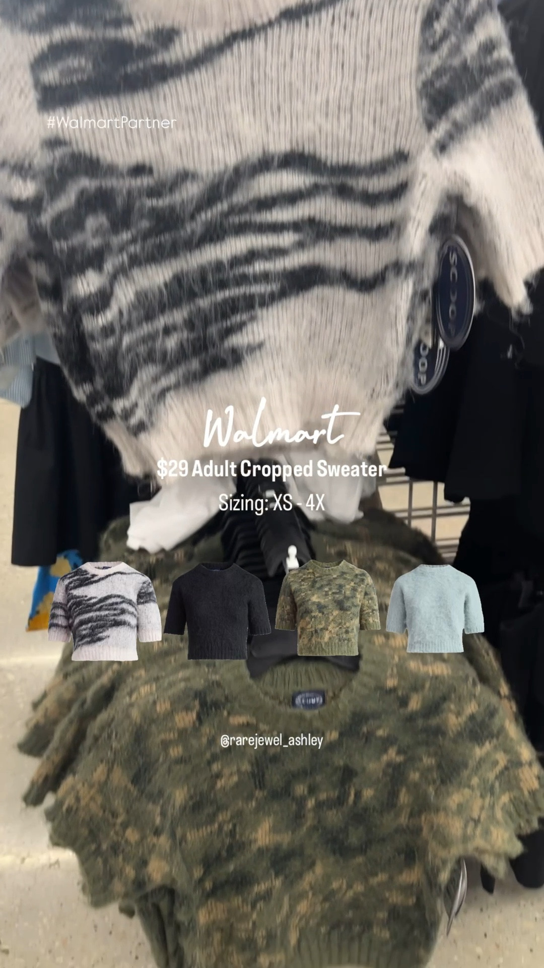 #WalmartPartner Fluffy cropped sweater in different prints and shades just in time for Fall or Winter.  @walmart

Exact styles linked. 

Hashtags:
#sweaters #sweater #fallstyle #fall #falloutfitinspo #falloutfit #styleinspo #thanksgivingoutfit #winteroutfit #gifting #giftsforher #giftideas #outfitinspiration #ootd #lotd #trending #LTKStyleTip

#LTKGiftGuide #LTKSeasonal #LTKHoliday