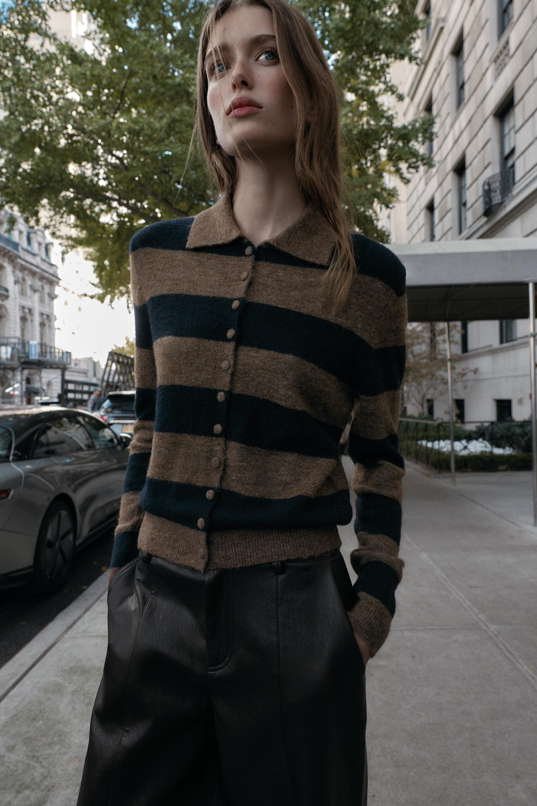 STRIPED CARDIGAN | Zara US