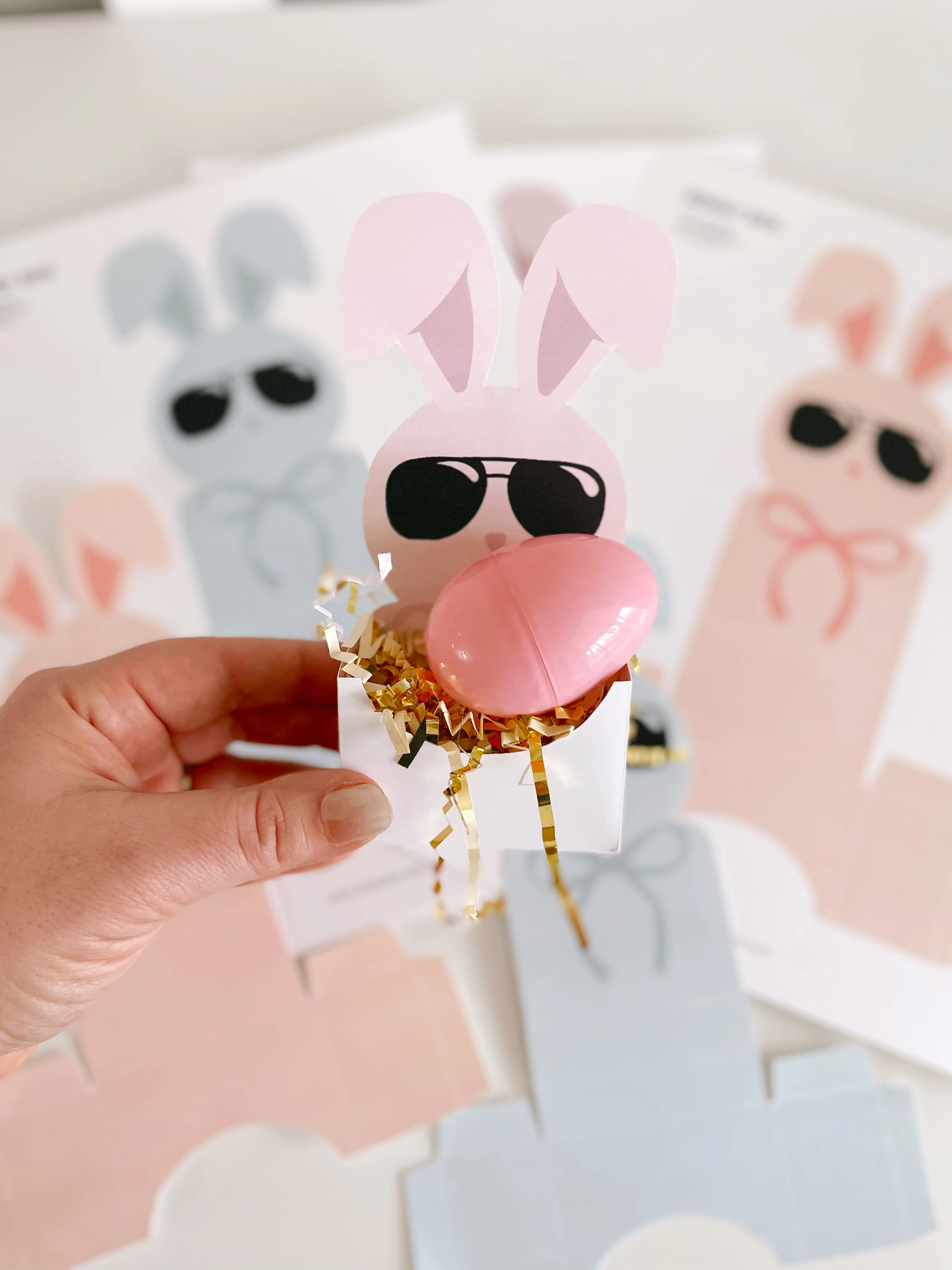 Printable Bunny Box | The Letter Vee