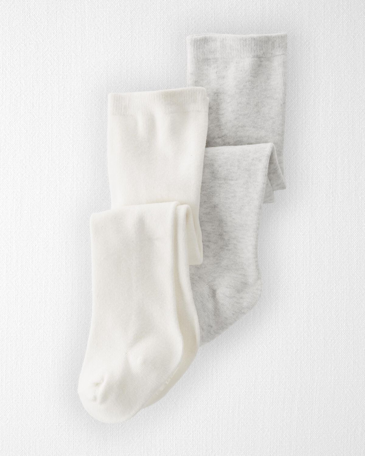 Ivory, Grey Baby 2-Pack Tights | carters.com | Carter's
