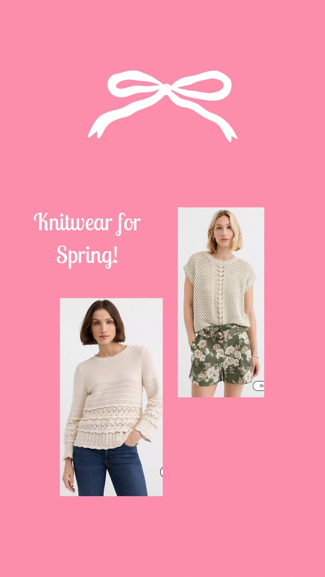 Spring sweaters + knitwear 🌸

#LTKMidsize #LTKSeasonal #LTKPetite