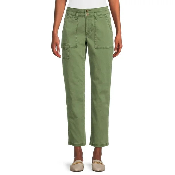 Time and Tru Women's Cargo Pants - Walmart.com | Walmart (US)