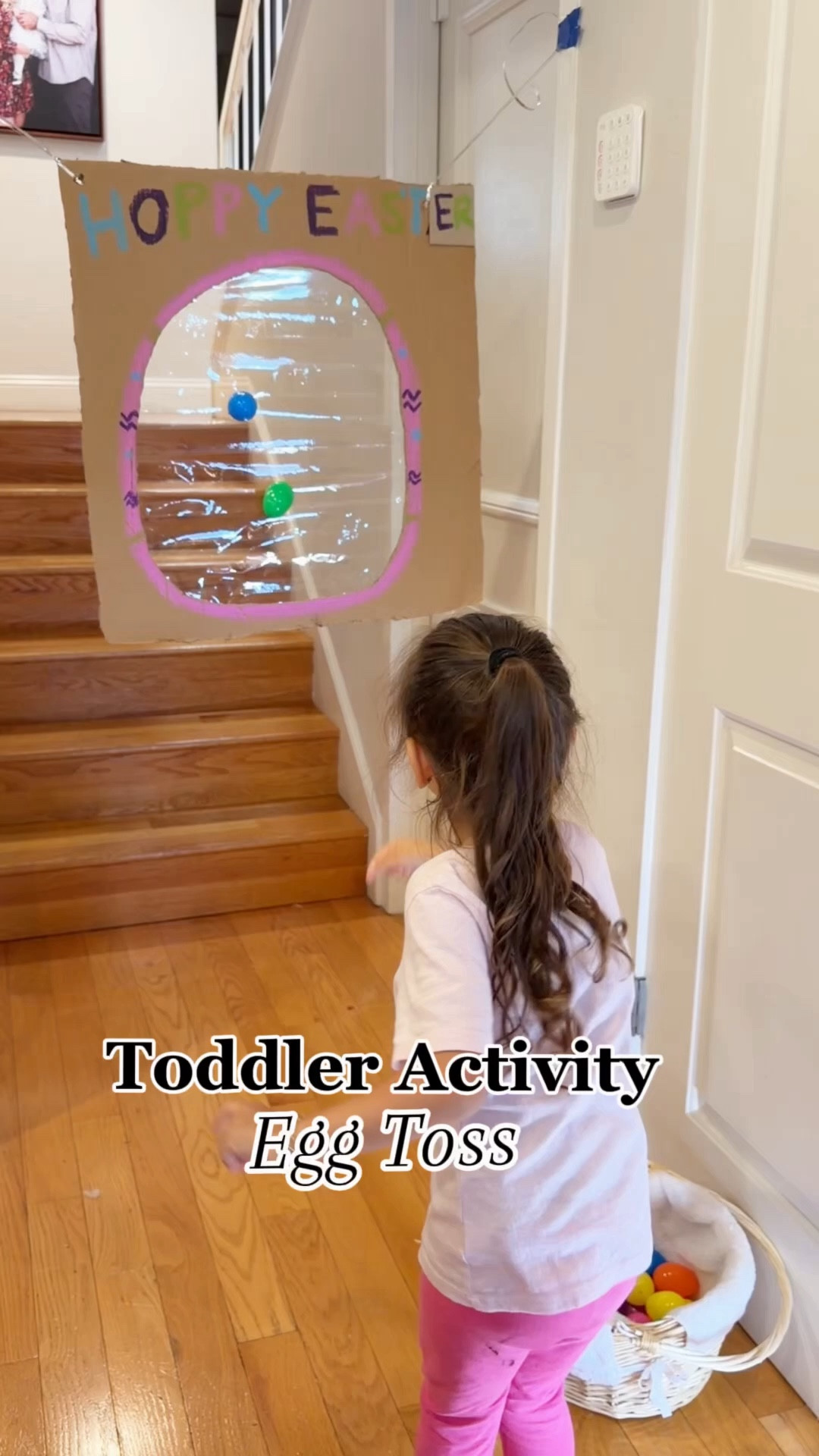 EASTER THROWING GAME 🐣🎯
Comment Easter and I’ll send you a DM with everything I used for this activity 💌

If your toddler has nonstop energy… this one is a game changer 🙌
Such a fun way to practice throwing while building hand-eye coordination and gross motor skills 💪
And the best part? It actually keeps them engaged (and busy 😅)

Simple, fun, and perfect for Easter-themed play ✨
Definitely adding this to our go-to activities!

#LTKmomlife #LTKKids #LTKSeasonal