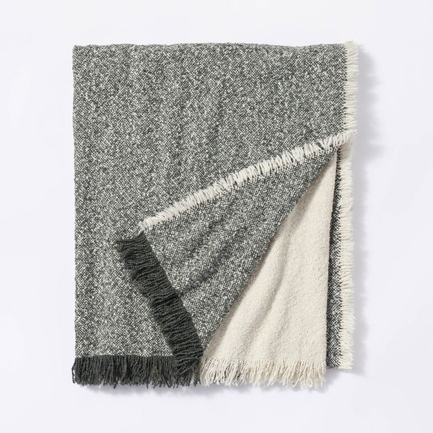 Color Block Boucle Throw Blanket - Threshold™ designed with Studio McGee | Target