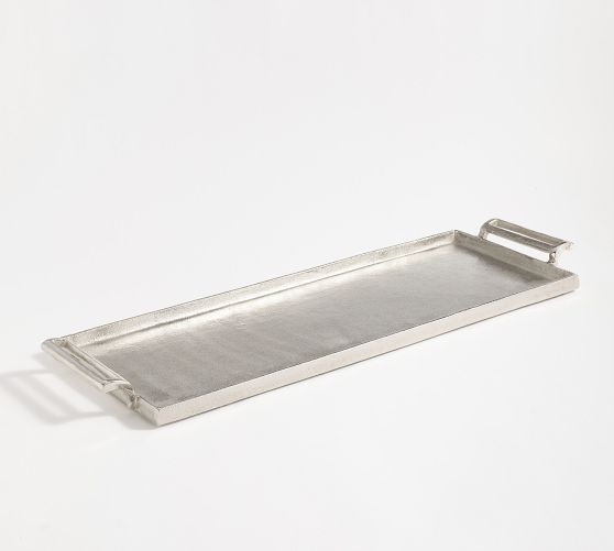 Antiqued Metal Decorative Trays | Pottery Barn (US)