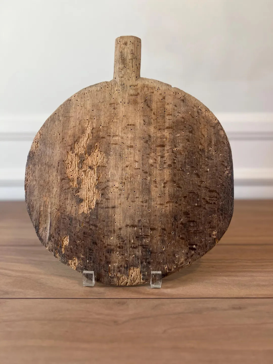 Hand Carved Wooden Bread Board | Primitive Rustic Paddle Kitchen Decor (14" L X 11.5" W) - Etsy | Etsy (US)