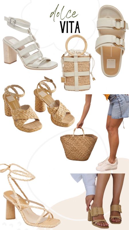 So many new summer items!! 

Rattan shoes
Rattan bag
Summer handbag 
Summer sandals 
Summer wedges 

#LTKshoecrush #LTKSeasonal #LTKitbag