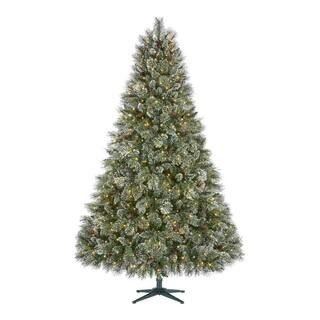 7.5 ft Sparkling Amelia Pine Christmas Tree | The Home Depot