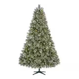 Home Accents Holiday 7.5 ft Sparkling Amelia Pine Christmas Tree TG76M3ACDL19 | The Home Depot