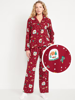 Flannel Pajama Set for Women | Old Navy (US)