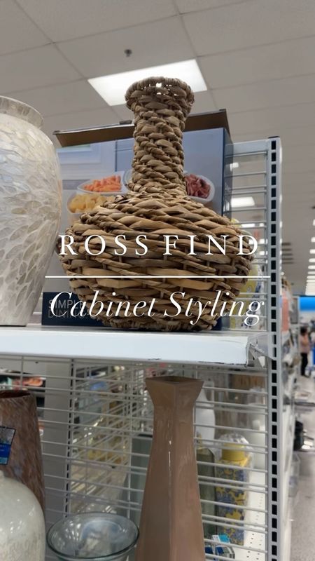$15 Ross Find!!  While this one is. Or linkable, I’ll add some similar ones that are!  Also sharing all my other decor!

#cabinetstyling #rossfinds #rossreels #betterhomesandgardens #bhghome #bhg #modernhomedecor #neutralstyle 

#LTKVideo #LTKfindsunder50 #LTKhome