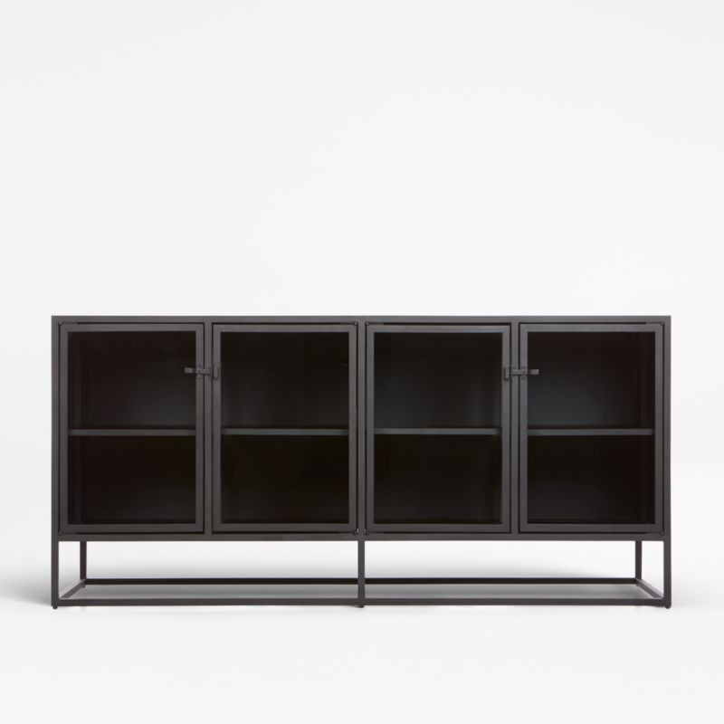 Casement Black Large Sideboard | Crate and Barrel | Crate & Barrel
