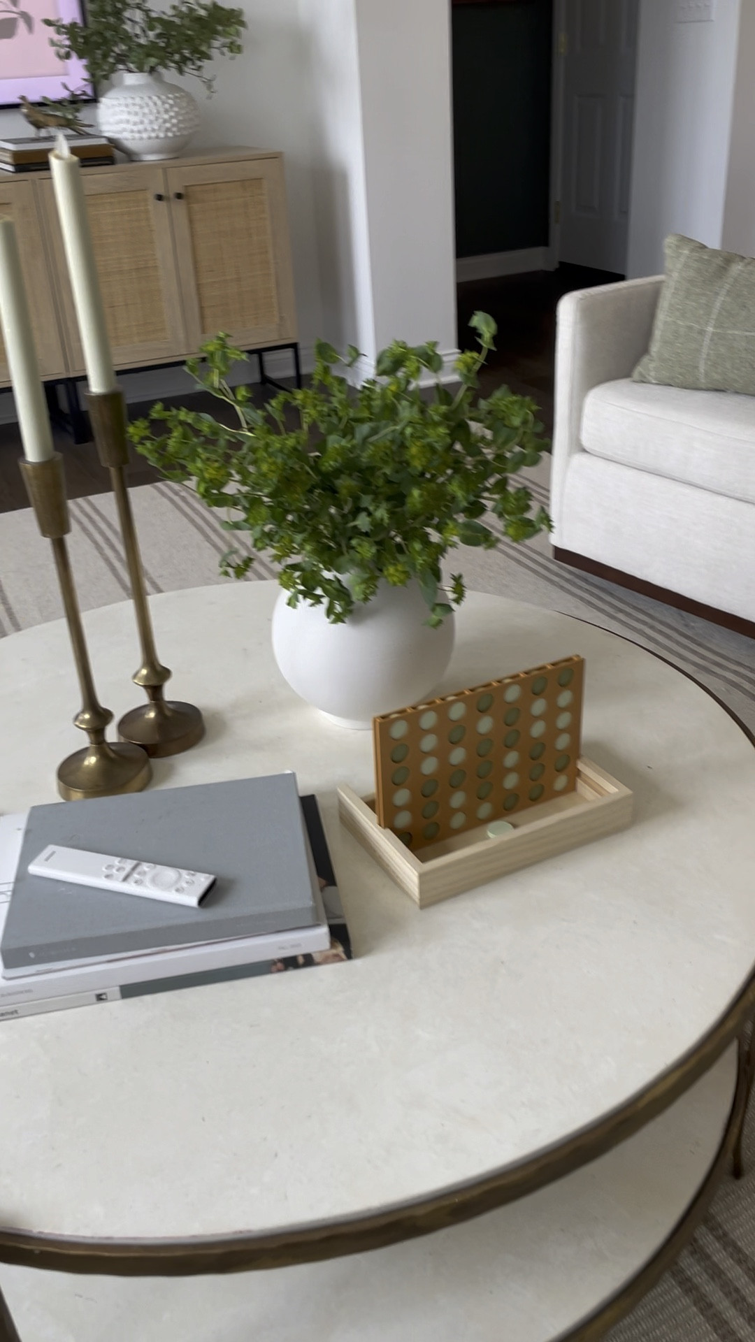 Loving this cute little connect four set that looks pretty on our coffee table and is fun to play! 

#LTKhome #LTKfamily #LTKVideo