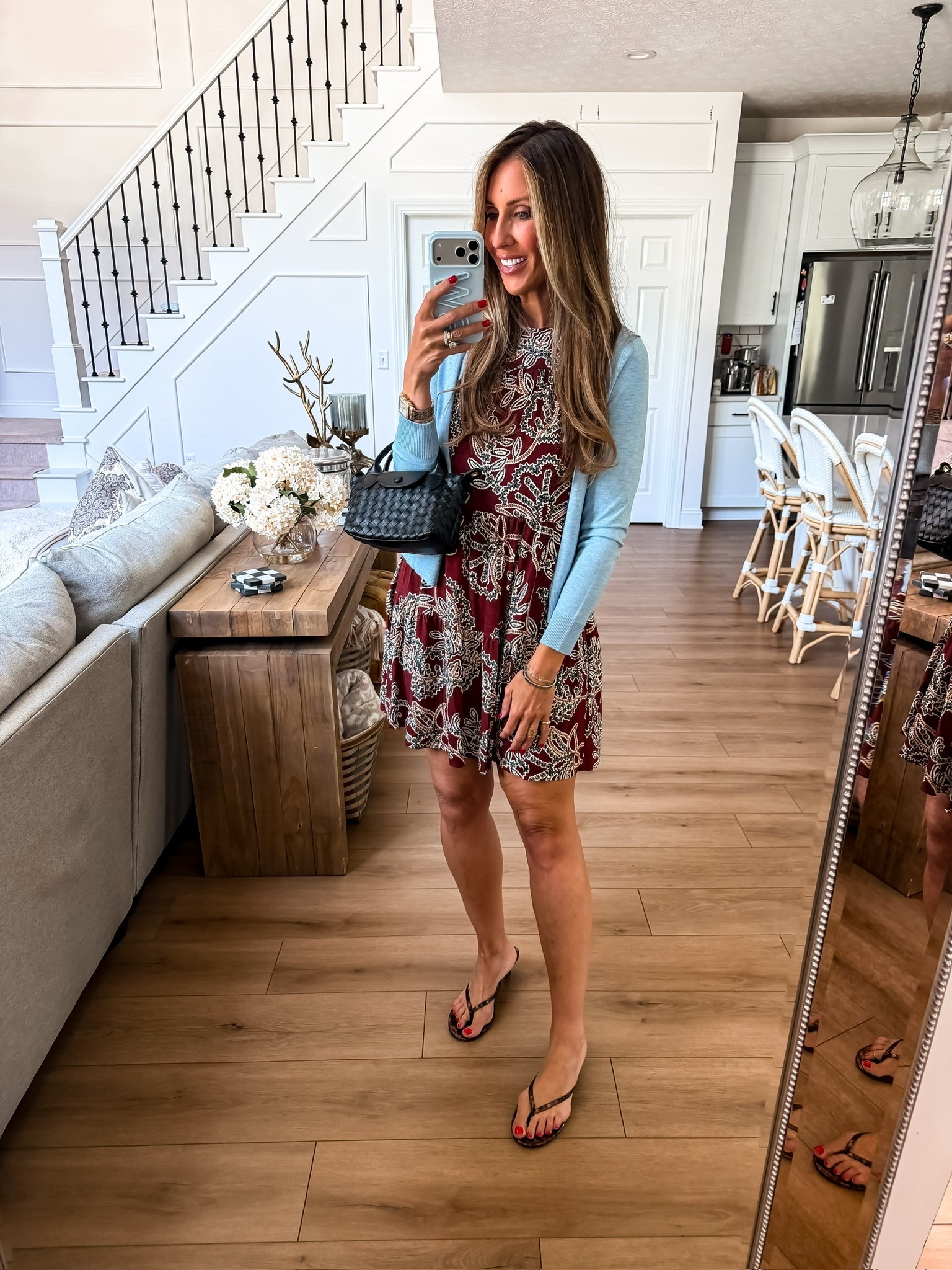 This printed mini dress is an easy piece to wear now and straight into fall. Layer it with a lightweight cardigan for cooler mornings, then pair it with boots later in the season. A versatile dress you’ll get so much wear out of.

Size M

printed mini dress, fall transition outfit, lightweight cardigan, casual dress, everyday style, fall outfit ideas, printed dress, date night outfit, brunch outfit, effortless fashion, seasonal style, themominstyle

#LTKootd #LTKOver40 #LTKmomlife