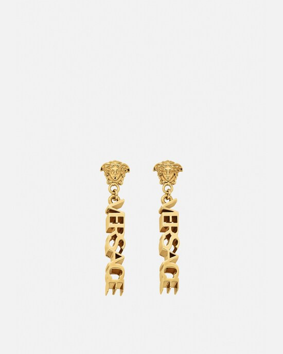 La Medusa Logo Drop Earrings | Versace (US)