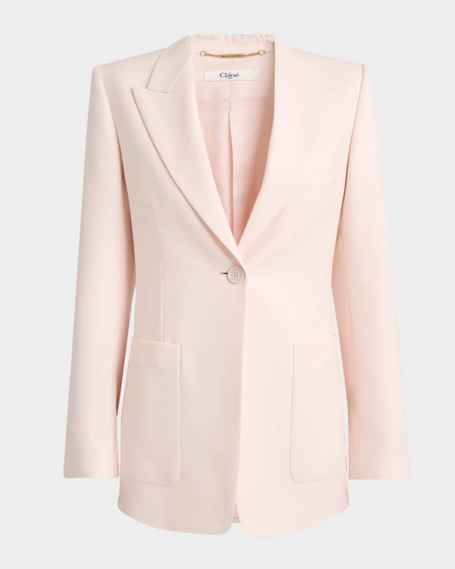 Single-Breasted Tailored Jacket | Neiman Marcus