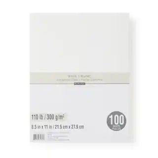 Heavyweight 8.5" x 11" Cardstock Paper by Recollections™, 100 Sheets | Michaels | Michaels Stores