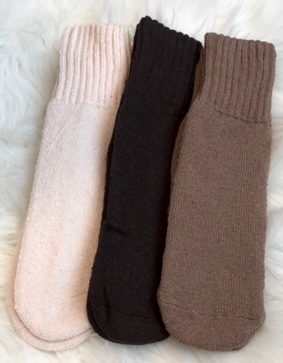 Yall….these are the best boot socks! They are so thick and soft! These will be my go to this fall/winter! Comes in a pack of 3! And they’re on sale right now! 

#LTKSaleAlert #LTKFindsUnder50