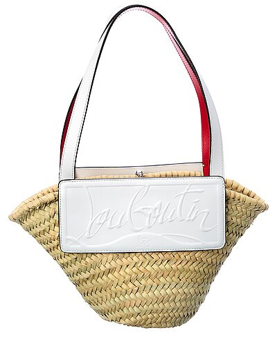Loubishore Small Straw & Leather Tote | Rue La La