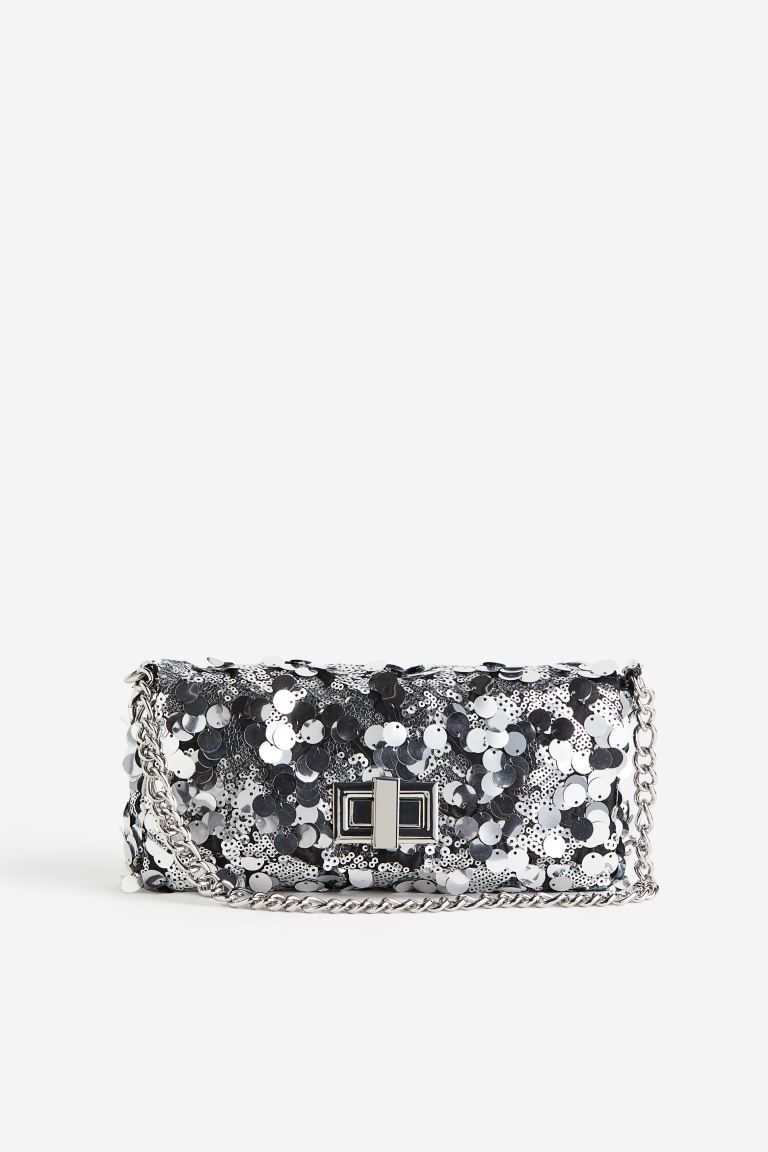 Sequined Shoulder Bag | H&M (US + CA)