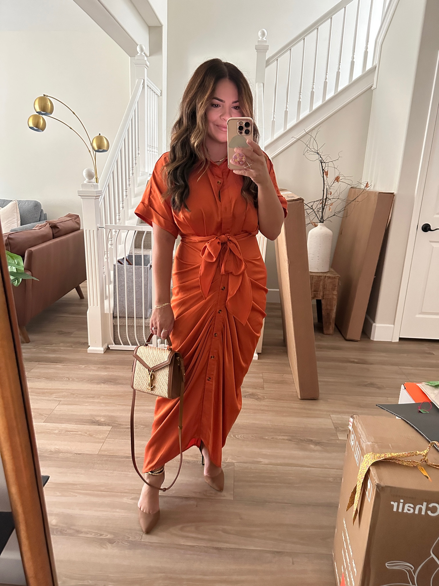 Date Night Dress / Special Occasion Dress / Fall Wedding Guest Dress / Burnt Orange Dress

My dress is on sale for 20% off! I have this in black also and is my go to!

If in between sizes, size down. I’m wearing a medium. 

#LTKitbag #LTKfindsunder50 #LTKmidsize