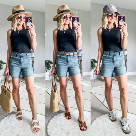 Summer mom capsule wardrobe outfits. For more information about these outfits check out the post at thriftywifehappylife.com


#LTKSeasonal #LTKFindsUnder100 #LTKStyleTip