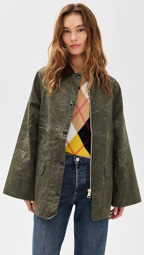 Chiltern Street Barn Jacket In Waxed Cotton | Shopbop