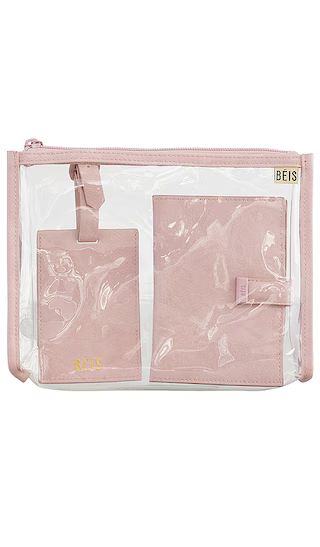 The Passport & Luggage Tag Set in Atlas Pink | Revolve Clothing (Global)