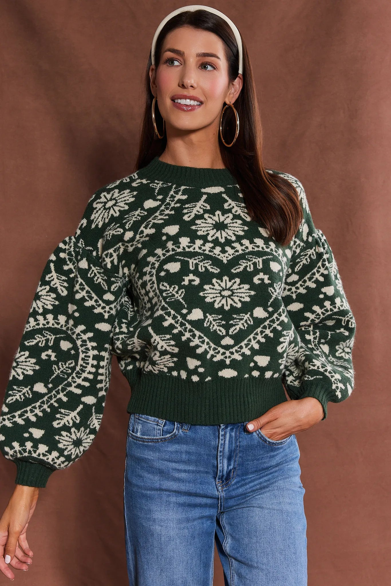 Pamela Green Knit Sweater | Avara