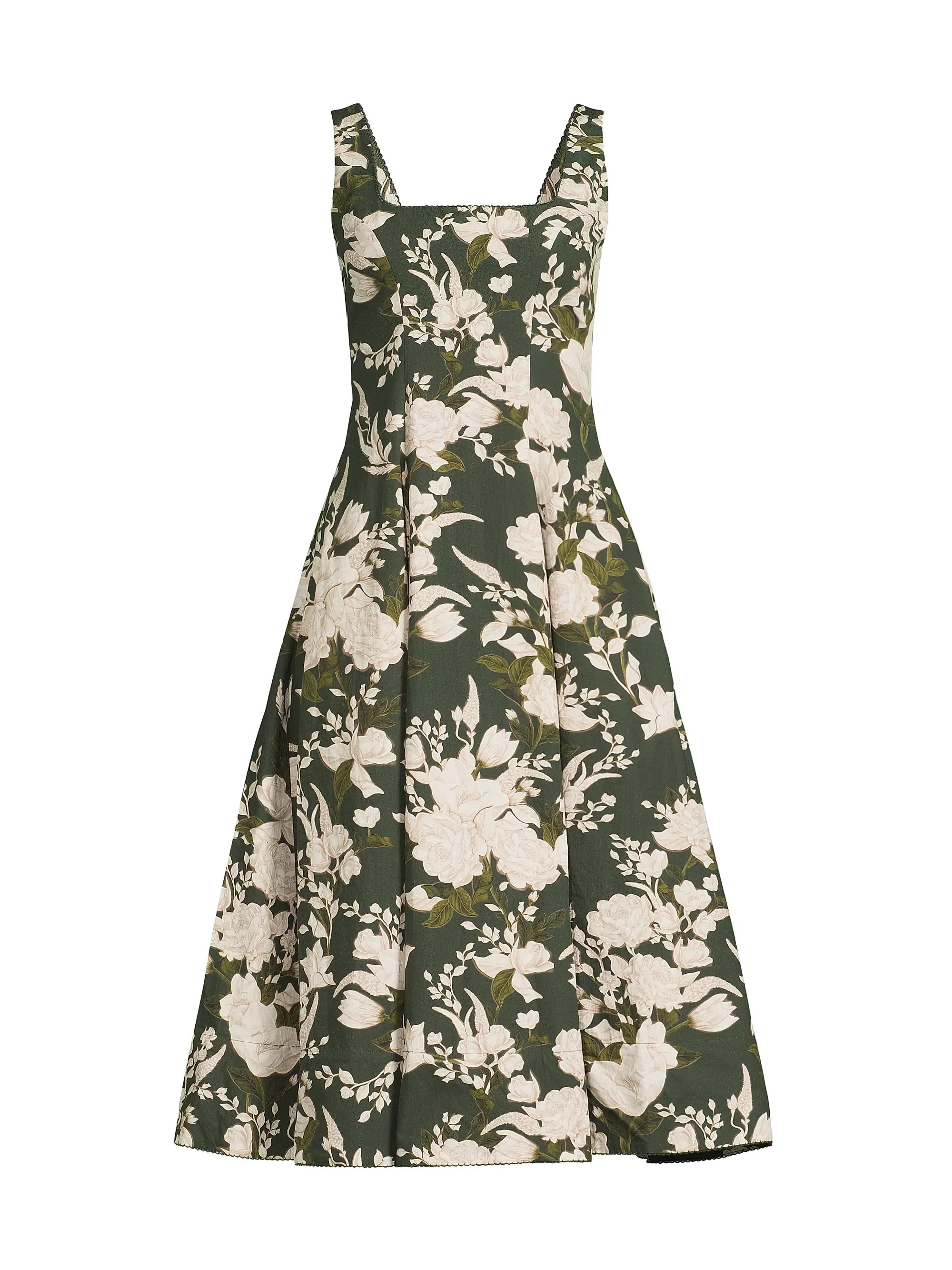 Pistilo Gardenia Floral Midi-Dress | Saks Fifth Avenue