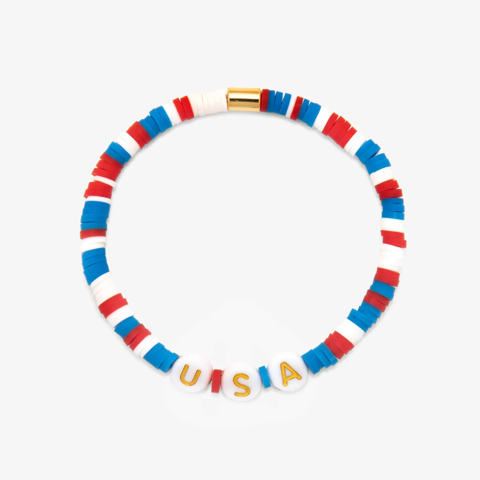 USA Disc Stretch Bracelet | Pura Vida Bracelets