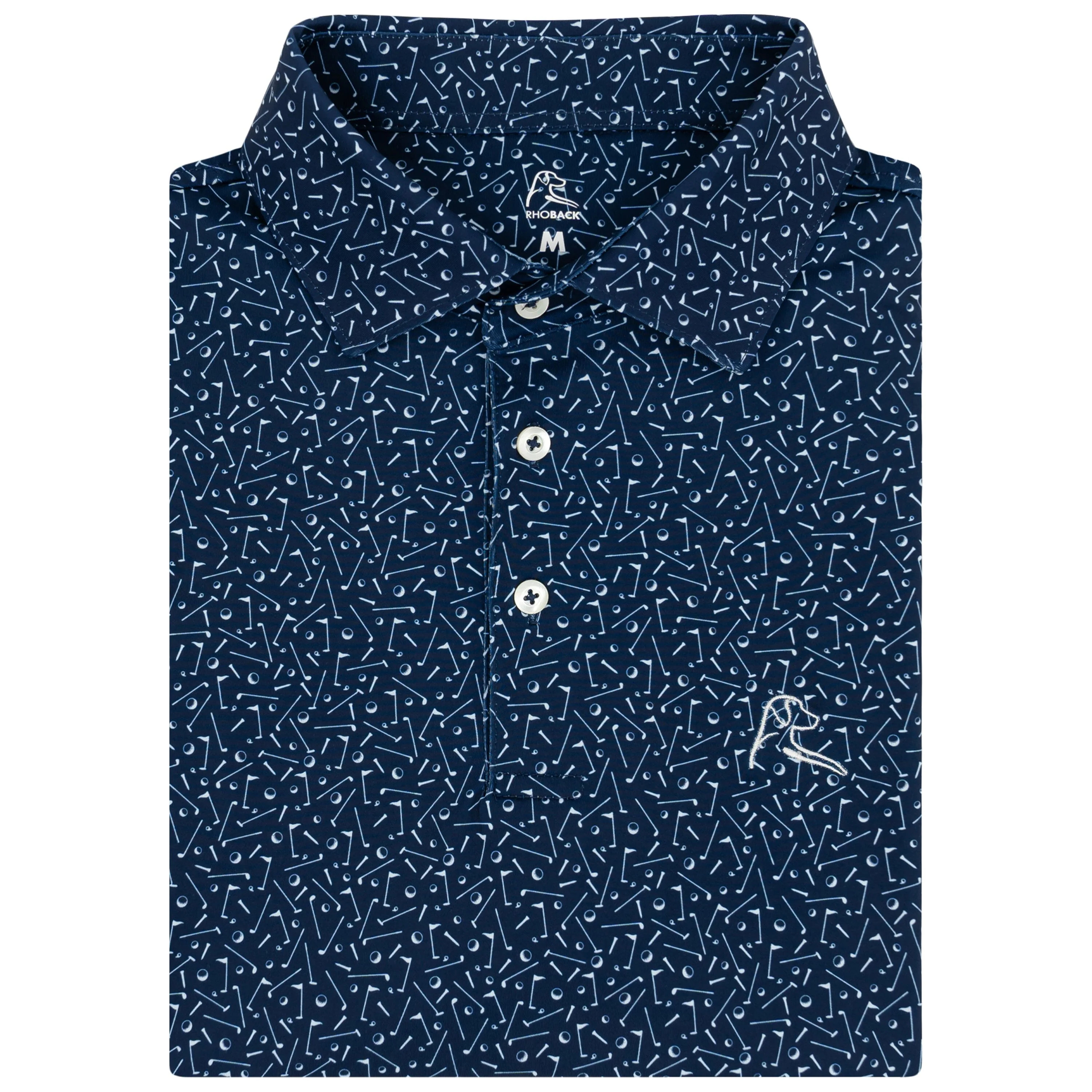 The Mulligan Performance Polo - Admiral Navy | Rhoback | RHOBACK