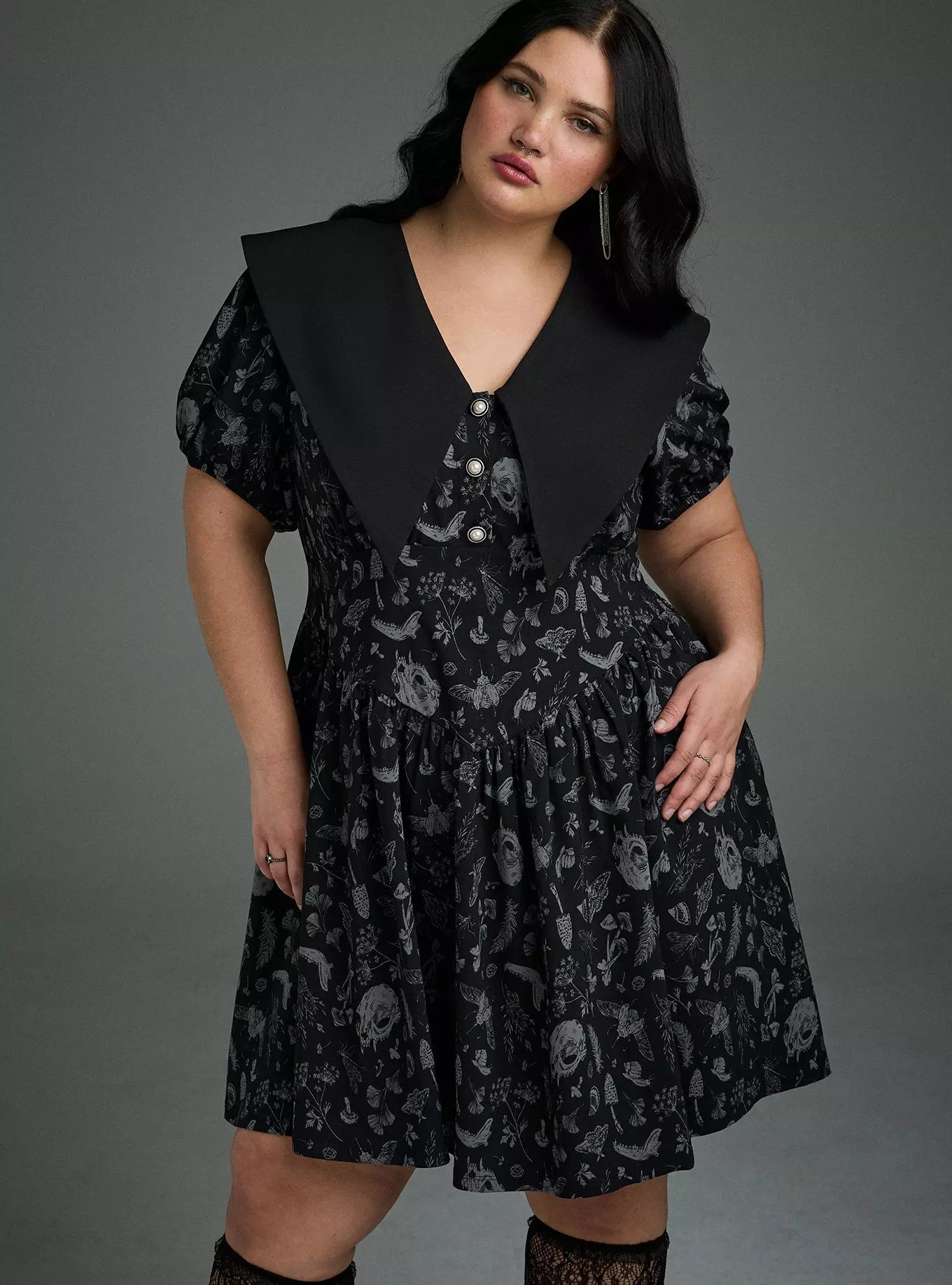 Nightfall Collared Mini Dress | Torrid (US & Canada)