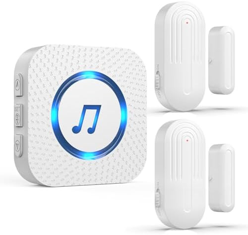 Door Chime,SanJie Wireless Door Sensor Chime When Door Opens,Door Entry Alarm Chime for Business/... | Amazon (US)