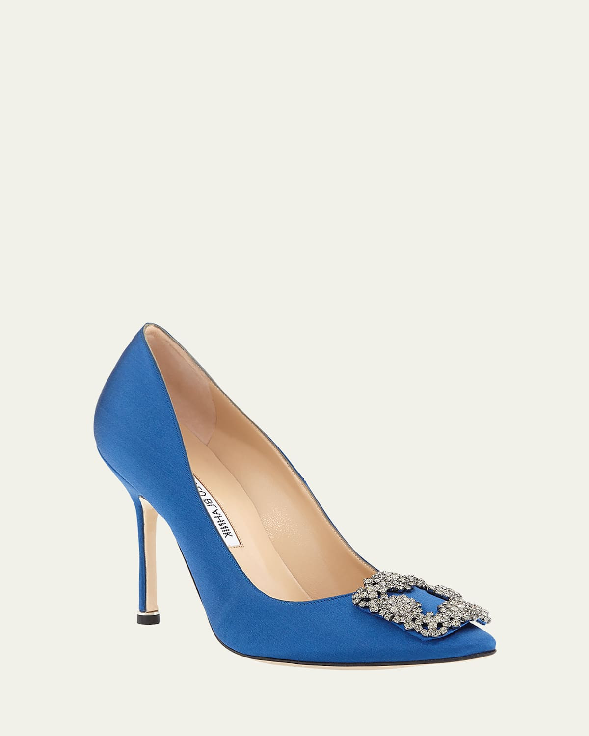 Hangisi 105mm Satin High-Heel Pumps | Bergdorf Goodman