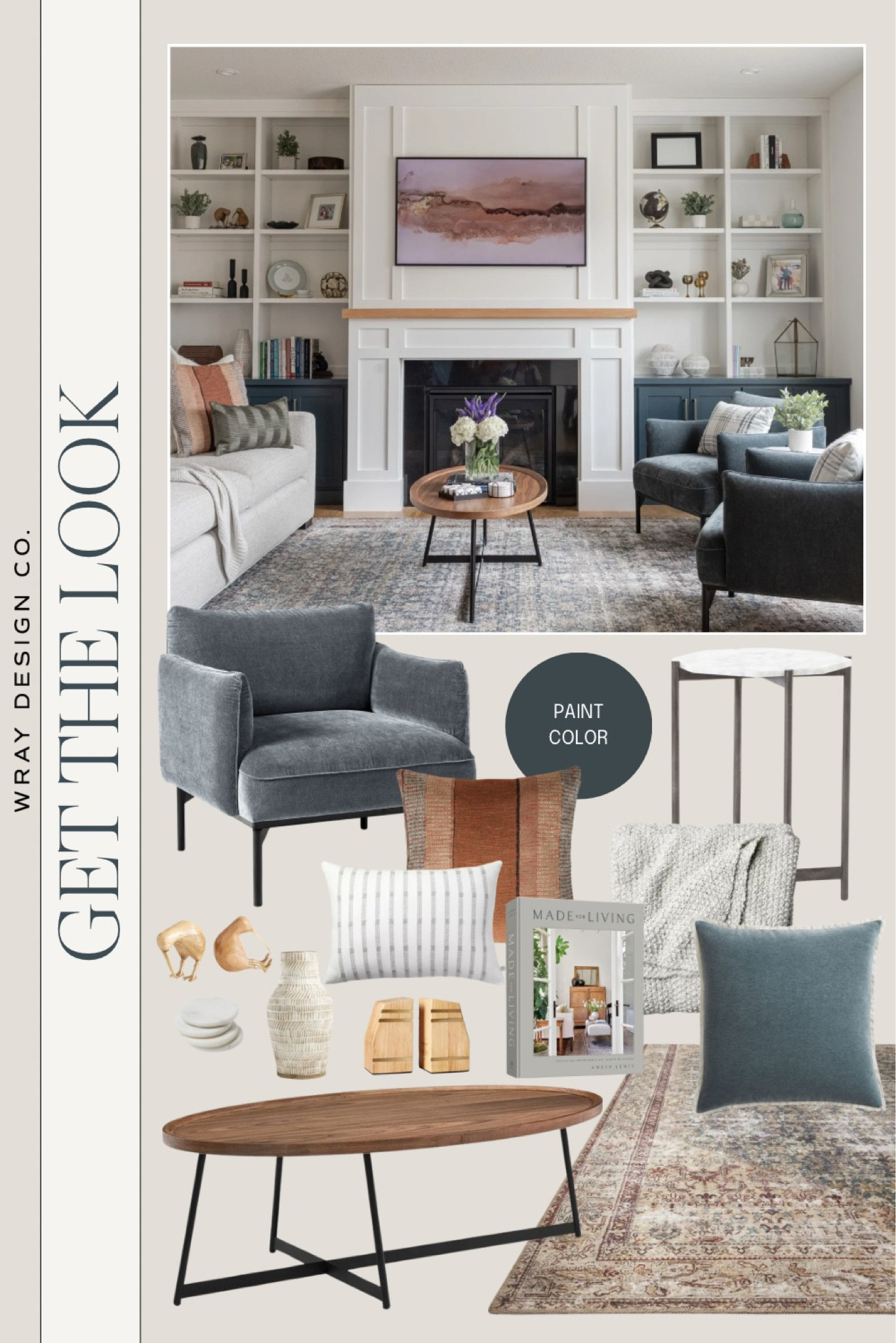 Living room design from our IGH new build project!

The heart of the home, the open-concept living room, feels cozy and intentional, with a neutral sofa that invites you to sink in and relax. A mix of layered textures—soft throws, accent pillows, and a traditionally inspired area rug—keeps the space comfortable and livable. Natural wood accents and painted built-ins, add warmth and polish, while the layout keeps everything functional for daily living and hosting.

#LTKHome #LTKStyleTip