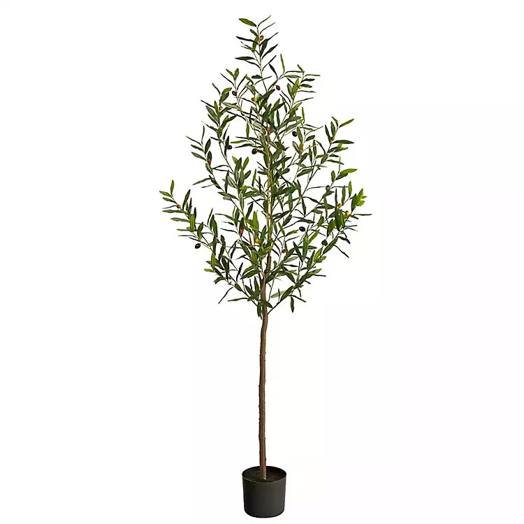 Artificial Fruiting Potted Olive Tree | Kirkland's Home