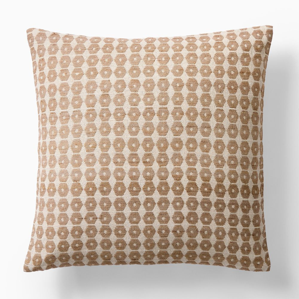 Honeycomb Silk Pillow Cover | West Elm (US)