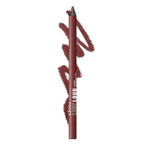 NYX PROFESSIONAL MAKEUP Line Loud Lip Liner, Longwear and Pigmented Lip Pencil with Jojoba Oil & Vitamin E - Sassy | Amazon (US)