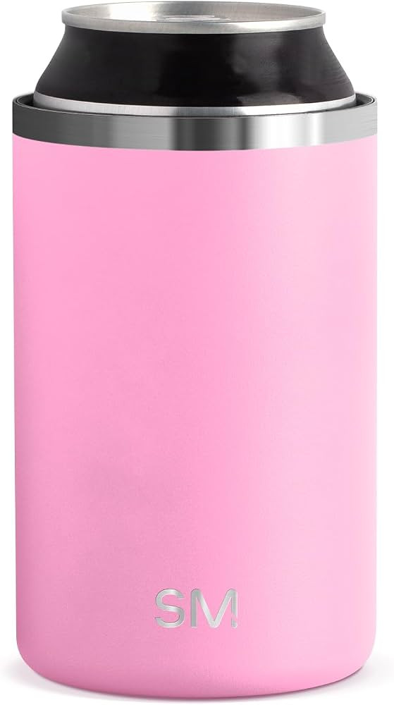 Simple Modern Stainless Steel Can Cooler for 12oz Cans | Pink | Amazon (US)