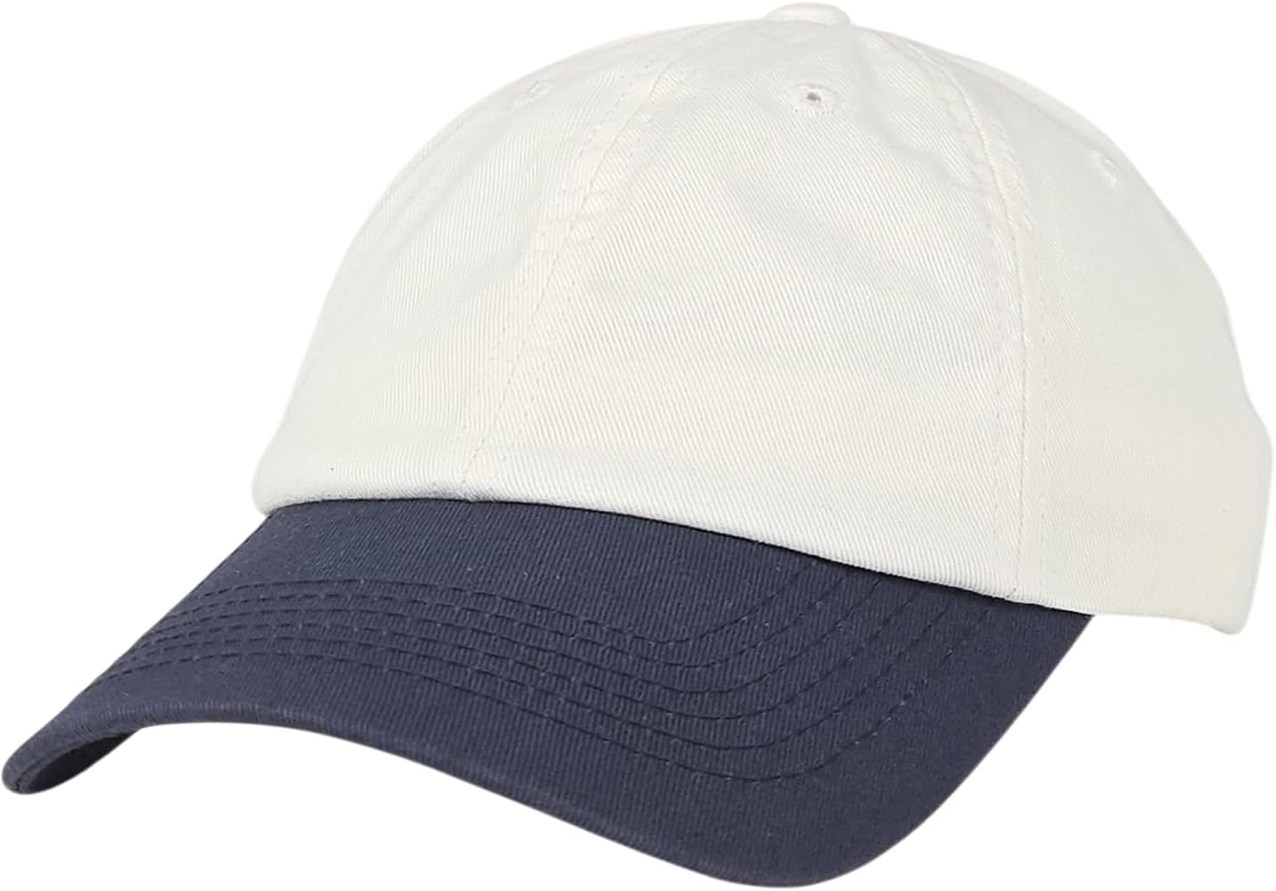 E BY ELIDAN Two Tone Classic Dad Hat \u2013 100% Cotton, Adjustable Metal Buckle Strap, Low-Profi... | Amazon (US)
