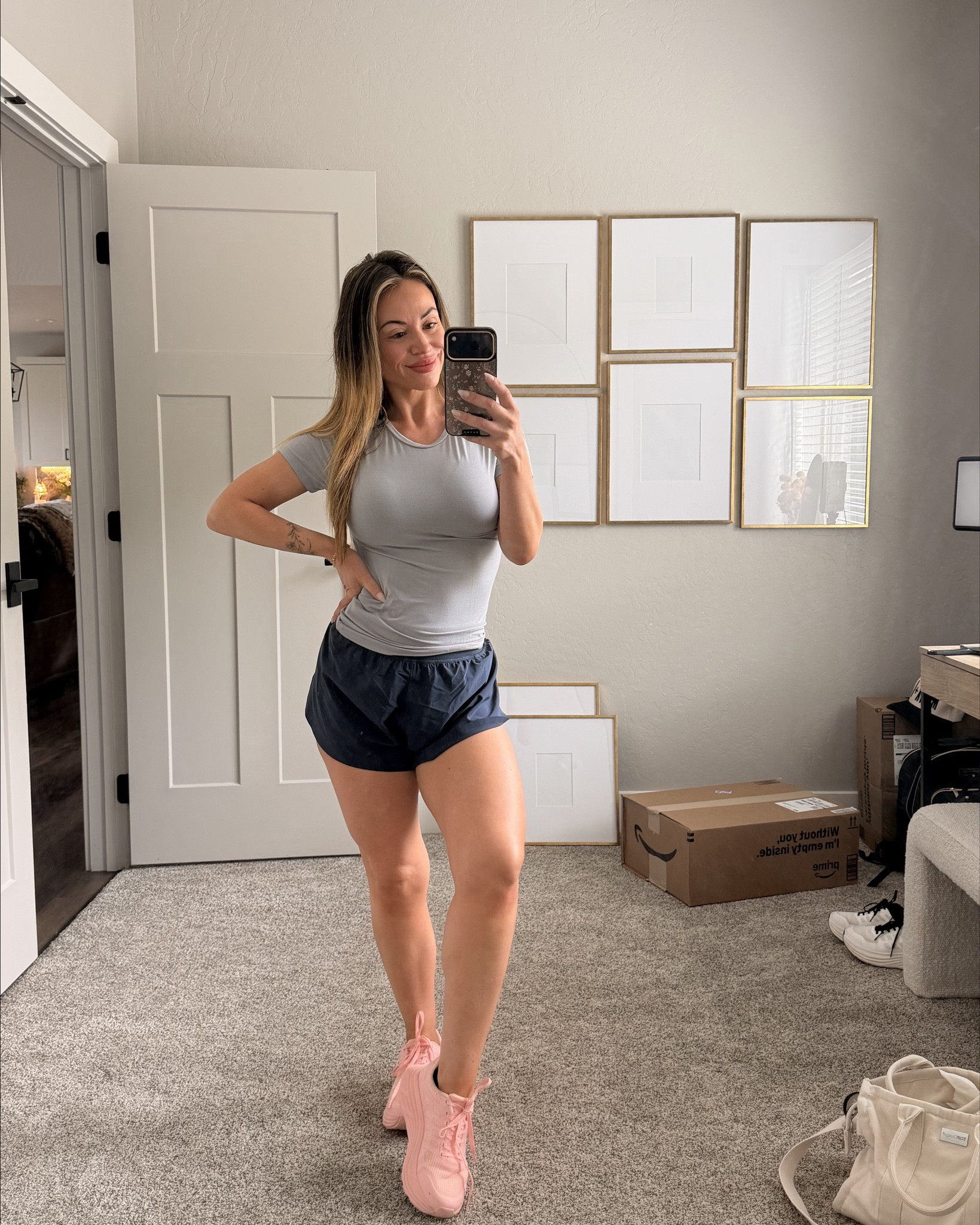 Absolutely loving these cute little running shorts from Amazon. I’m wearing a size small. Shirt is a small as well! 

#LTKActive #LTKootd