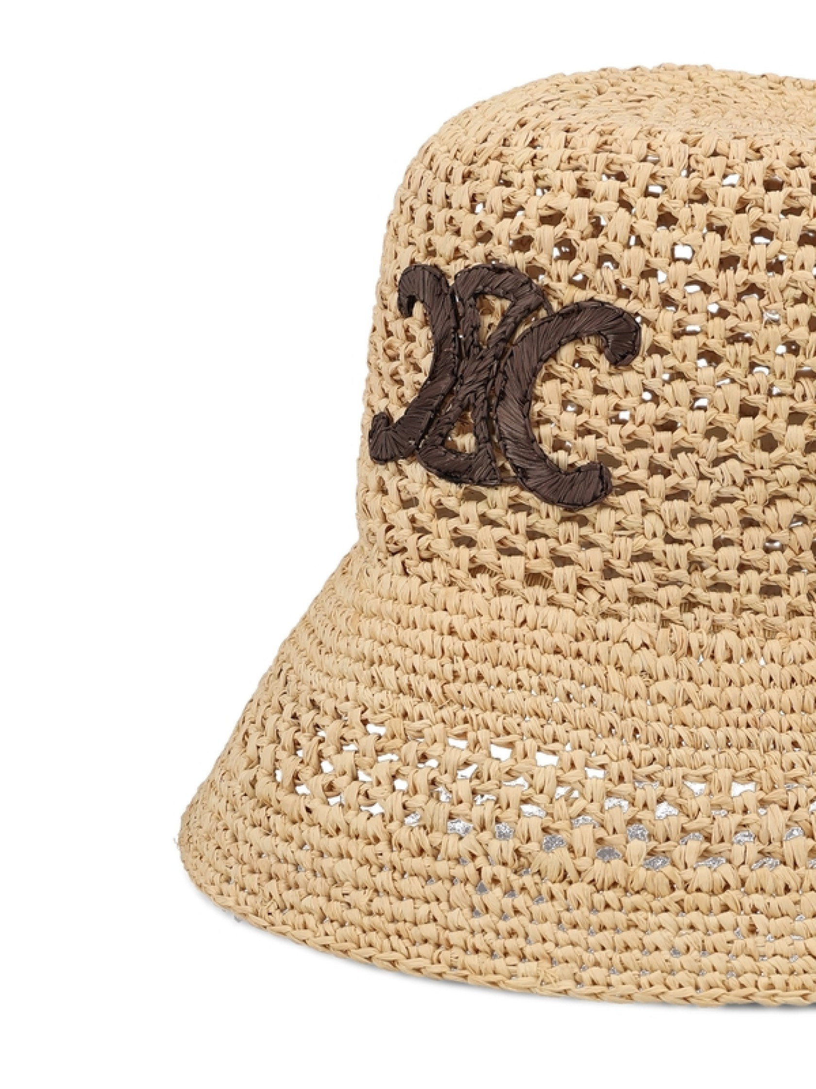 triomphe bucket hat in raffia | Senser US