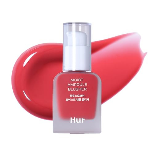 House of Hur Moist Ampoule Blusher with 50% Moisture Essence | Hydrating & Long-Lasting Blush | 0.68fl.oz (9 Shades) (Deep Plum) | Amazon (US)