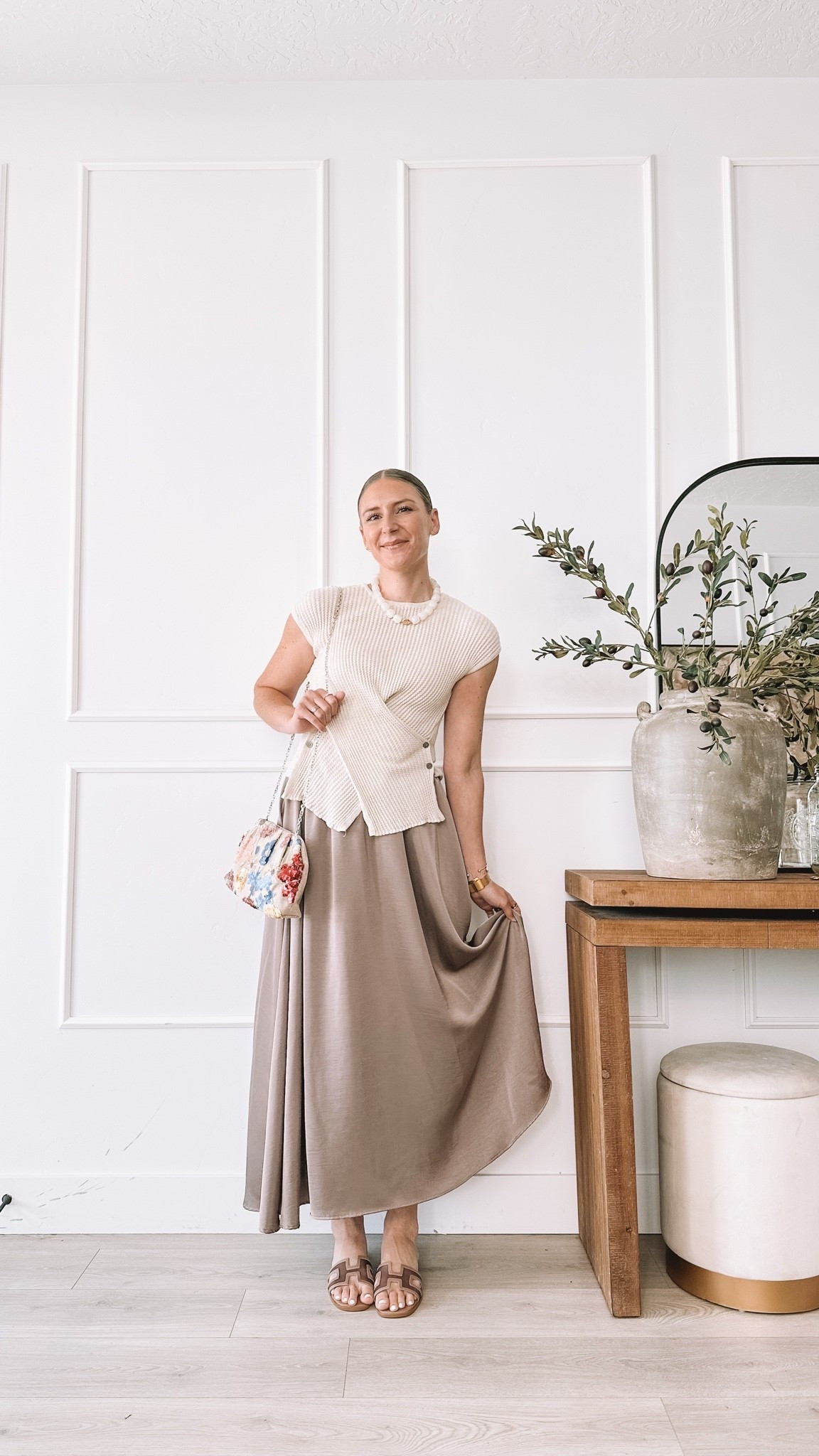 The ribbed top and maxi skirt combo I cannot stop thinking about. So effortless, so chic, and the bag ties the whole look together perfectly. Everything is from @chicwish and linked below!

#LTKgrwm #LTKootd #LTKmomlife