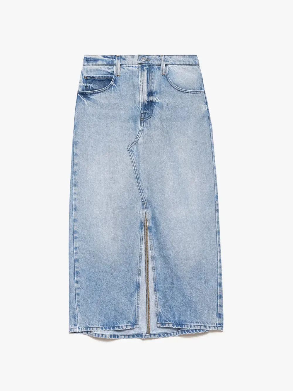 The Midaxi Skirt Angled Seam  in  Baines | Frame Denim