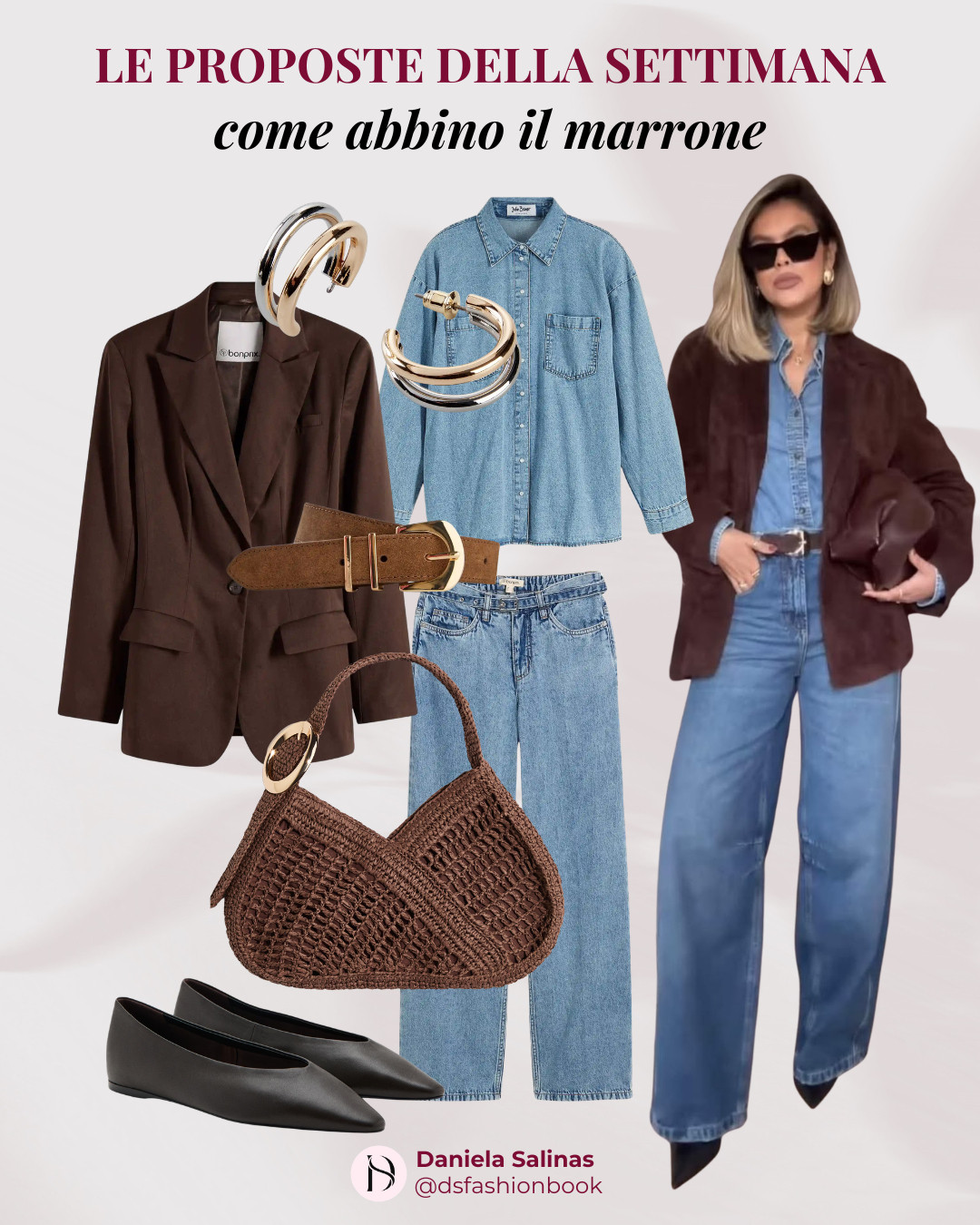 Il marrone è uno dei colori più versatili e ricercati del momento: caldo, elegante e perfetto per creare look curati in ogni stagione 🤎 

 #LTKitalia #LTKeurope #LTKjeans