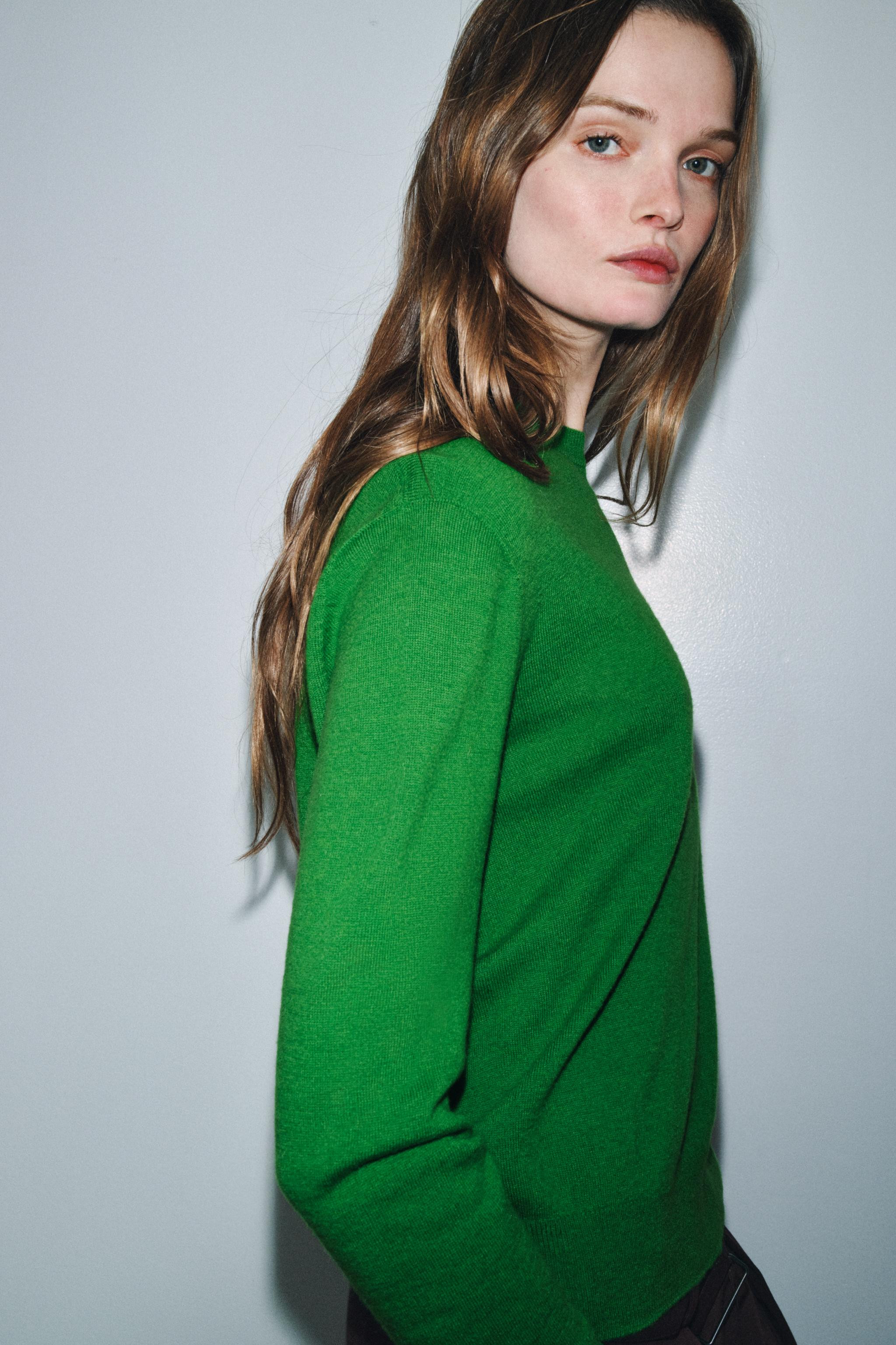 100% EXTRA SOFT WOOL JUMPER | Zara US