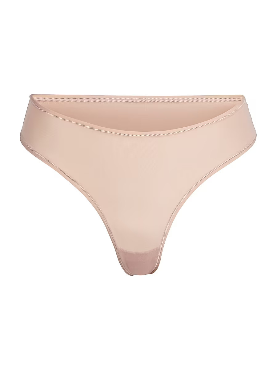 Women's Fits Everybody High-Cut Thong - Clay - Size Small | Saks Fifth Avenue