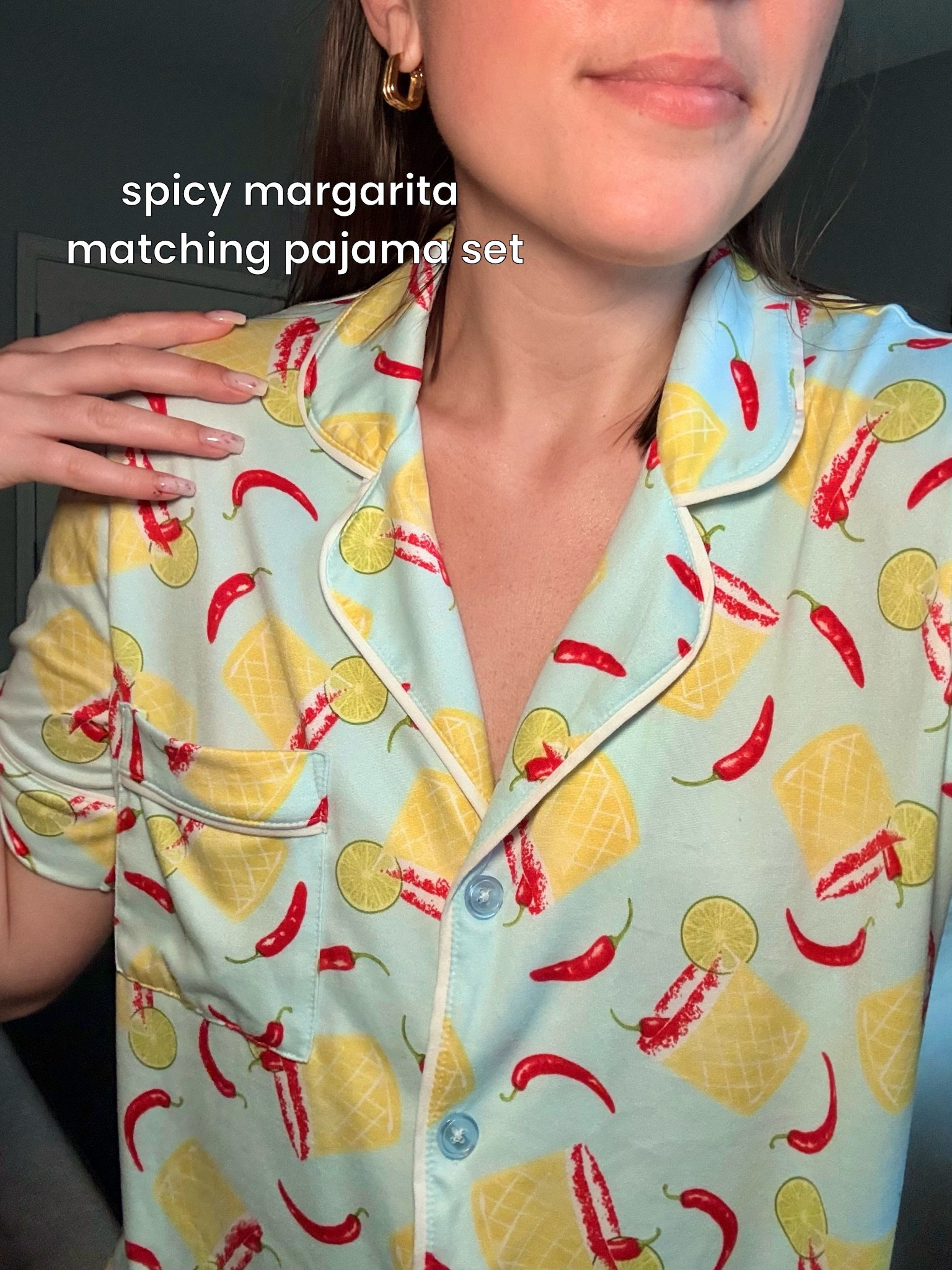 I am a sucker for a matching pajama set! Especially if it’s a funky print! Knew this spicy margarita set was coming home with me immediately

#LTKootd #LTKmorningroutine #LTKselfcare
